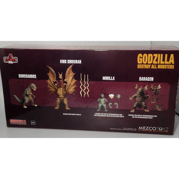 Godzilla Destroy All Monsters 5 Points XL Round 1 Figure Set