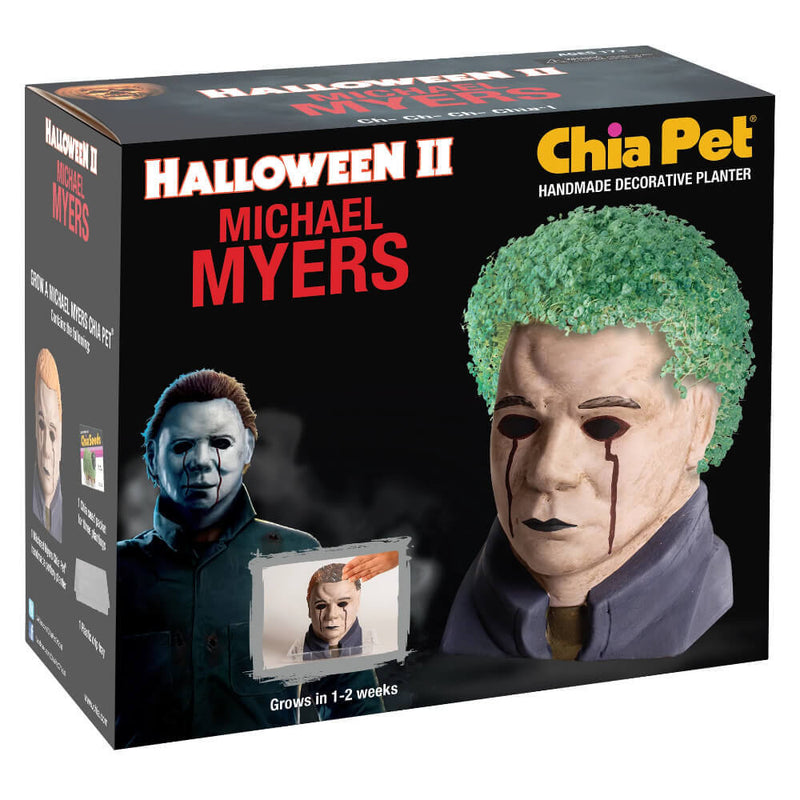 Chia Pet Halloween 2 Michael Myers Handmade Planter
