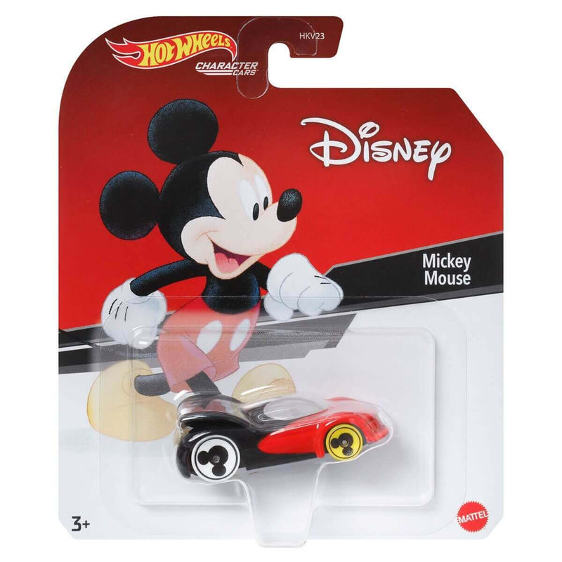  Hot Wheels 2023 Entertainment Character Cars (Mix 3) 1:64 Scale Diecast Cars, Mickey Mouse