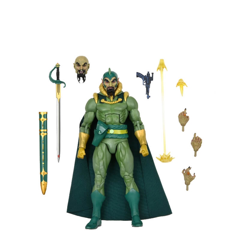 NECA The Original Superheroes King Features 7 Inch Scale Action Figures Ming the Merciless