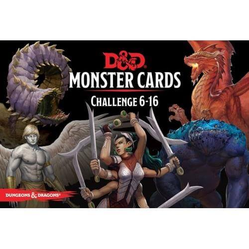 Dungeon & Dragons Monster Cards Challenge 6-16