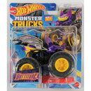Hot Wheels 2023 1:64 Scale Die-Cast Monster Trucks (Mix 5), Battitude (More Neonsense 2/5) HLR99 New for 2023