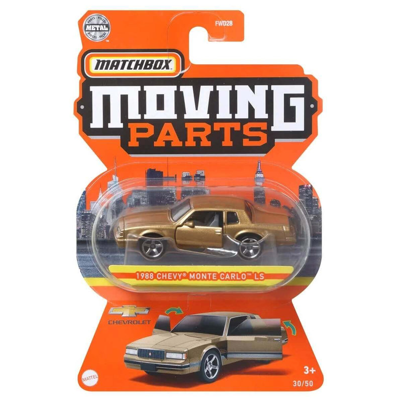 Matchbox 2022 Moving Parts Series Vehicles Wave 2 1988 Chevy Monte Carlo LS