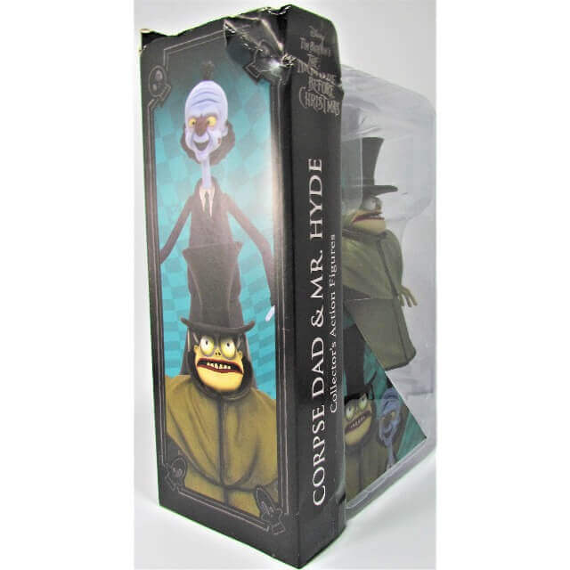 Nightmare Before Christmas Select Series 10 Action Figure, Corpse Dad and Mr. Hyde Dent/Wrinkle on Side Panel