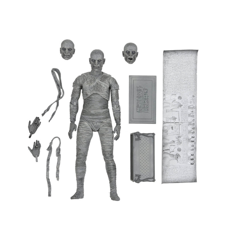 NECA Universal Monsters Ultimate Mummy (Black & White) 7″ Scale Action Figure