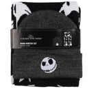 Bioworld 3-Piece Jack Skellington Adult Fan Apparel Bundle - Beanie, Scarf set