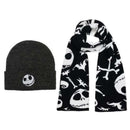 Bioworld Nightmare Before Christmas Beanie and Scarf Combo