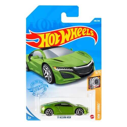 Hot Wheels 2021 HW Turbo Series Cars '17 Acura NSX (Green) 5/5 148/250