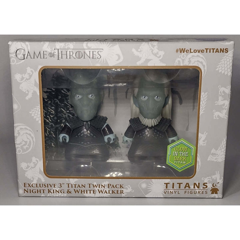 Exclusive GOT 3" Titan Twin Pack Night King and White Walker Vinyl Figure