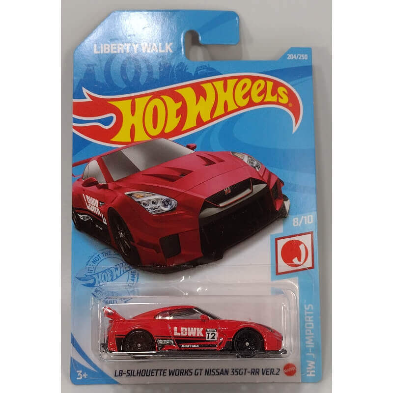 Hot Wheels 2021 HW J-Imports Series Cars LB-Silhouette Works GT Nissan 35GT-RR VER.2 8/10 204/250