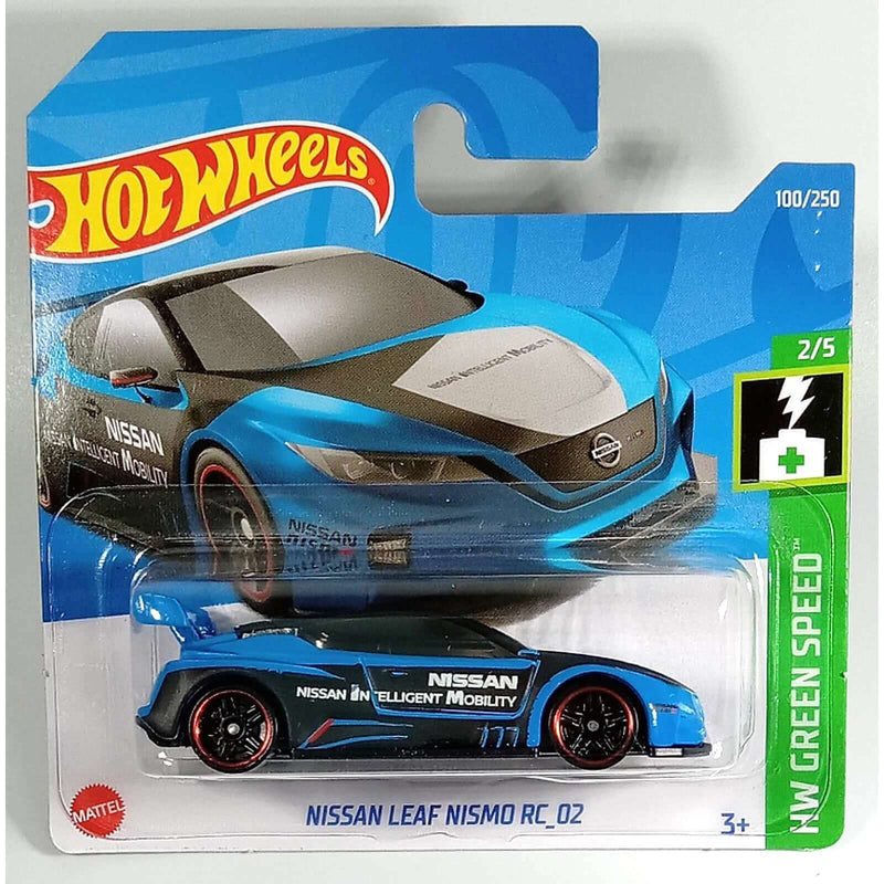 Hot Wheels 2022 Mainline HW Green Speed Series Cars (Short Card) Nissan Leaf Nismo RC_02 