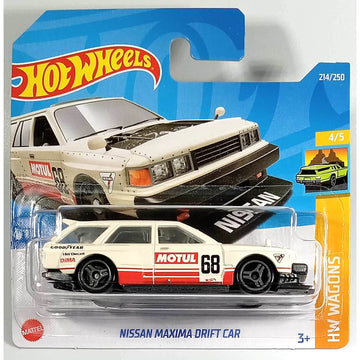 Hot Wheels Nissan Maxima Drift Car dark Red Colour HW 