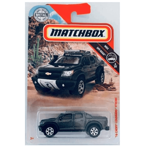 Mattel Matchbox Collection Cars '16 Chevy Colorado Xtreme Off-Road Vehicle 6/20