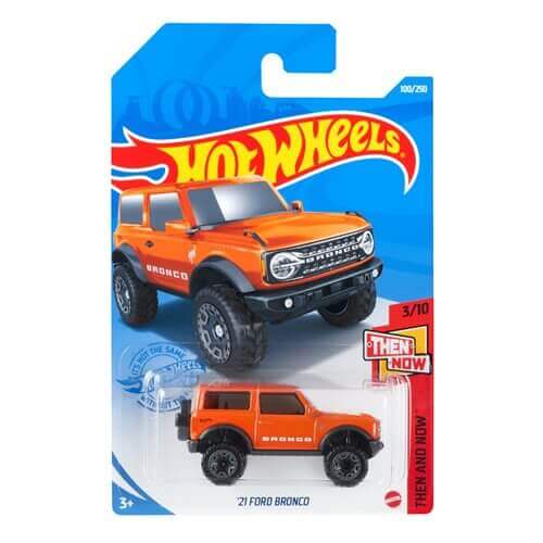 Hot Wheels 2021 Then and Now '21 Ford Bronco (Orange) 6/10 163/250