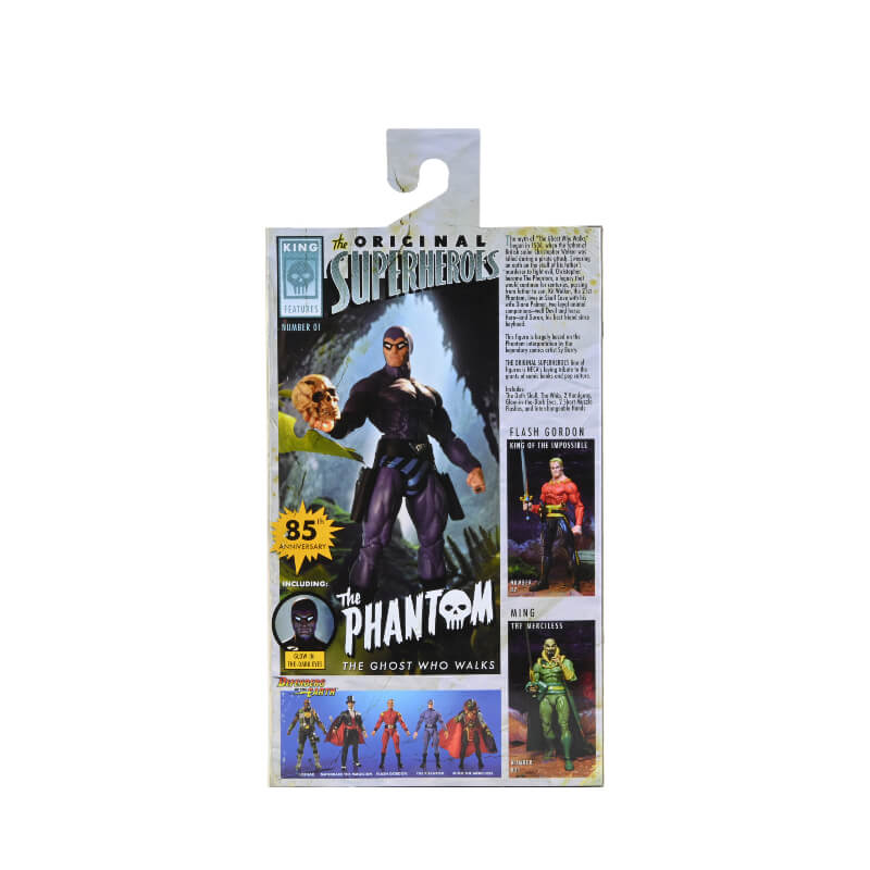 NECA The Original Superheroes King Features 7 Inch Scale Action Figures The Phantom
