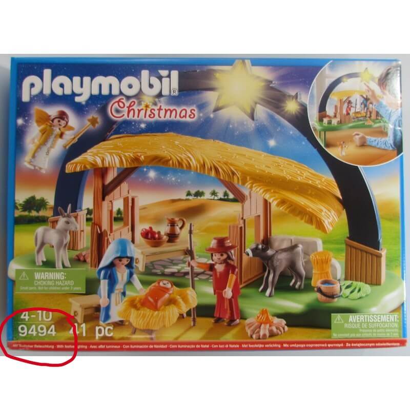 Playmobil Christmas Illuminating Nativity Manger