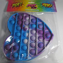 POP! Toys, Fidget Popping Fun Heart Purple/White/Light Blue