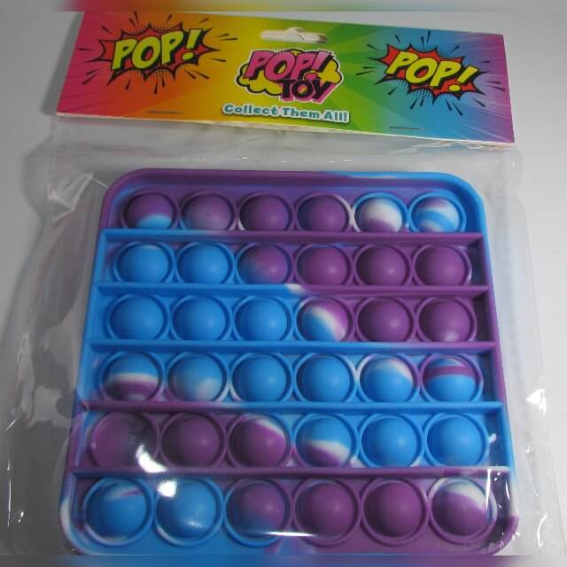 POP! Toys, Fidget Popping Fun Square Blue/Purple/White