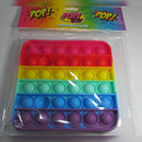 POP! Toys, Fidget Popping Fun Square Rainbow