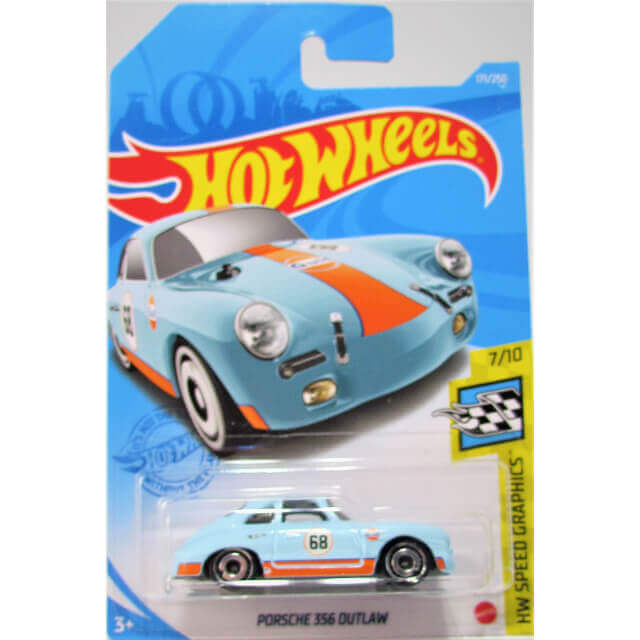 Hot Wheels 2021 Speed Graphics Series Cars Porsche 356 Outlaw Gulf 7/10 171/250