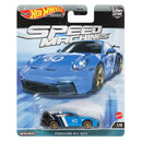 Hot Wheels 2023 Premium Car Culture Speed Machines 1:64 Scale Die-cast Vehicles, Porsche 911 GT3