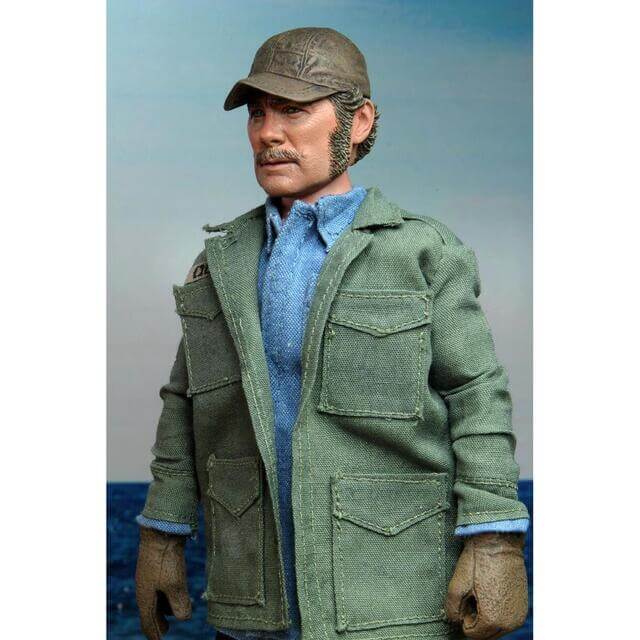 NECA Jaws Quint 8” Clothed Action Figure
