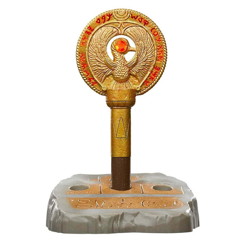 Hasbro Indiana Jones, Raiders of the Lost Ark - Staff of Ra Light-Up Headpiece Replica, out of package and assembled.