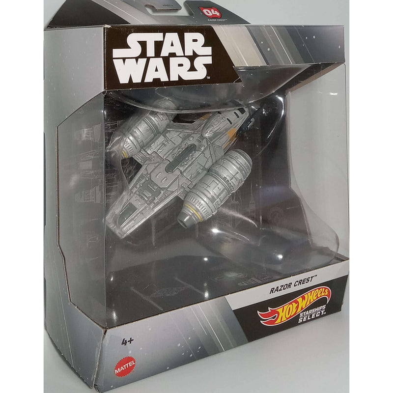 Hot Wheels 2023 Star Wars Starships Select (Mix 2) 1:50 Scale Vehicles, Razor Crest 2023 Version