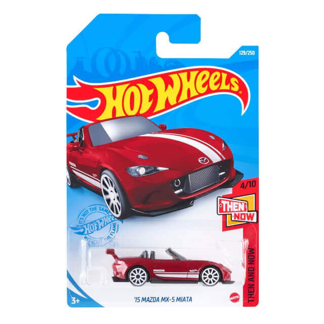 Hot Wheels 2021 Then and Now '15 Mazda MX-5 Miata (Red) 4/10 129/250