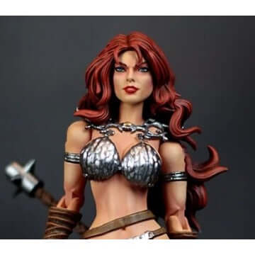Executive Replicas Red Sonja 6-Inch Action Figure close-up