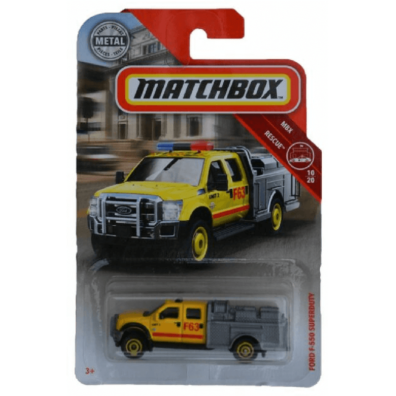 Mattel Matchbox Collection Cars Ford F-550 Superduty Rescue Vehicle 10/20