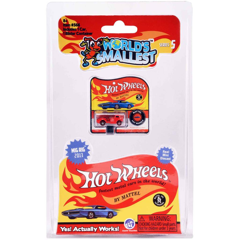 World's Smallest Hot Wheels Cars Series 5 and 6 Mig Rig 2013