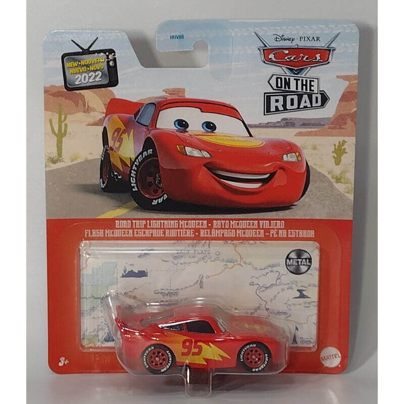 Road Trip Lightning McQueen, Disney Pixar Cars Character Cars 2022
