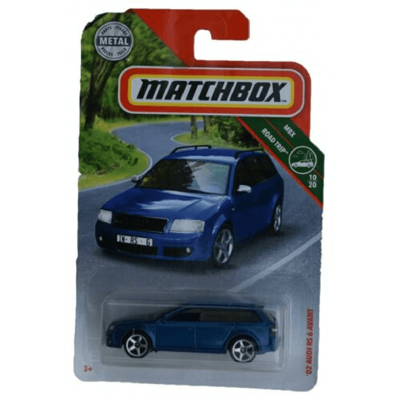 Mattel Matchbox Collection Cars '02 Audi RS 6 Avant Road Trip Vehicle 10/20