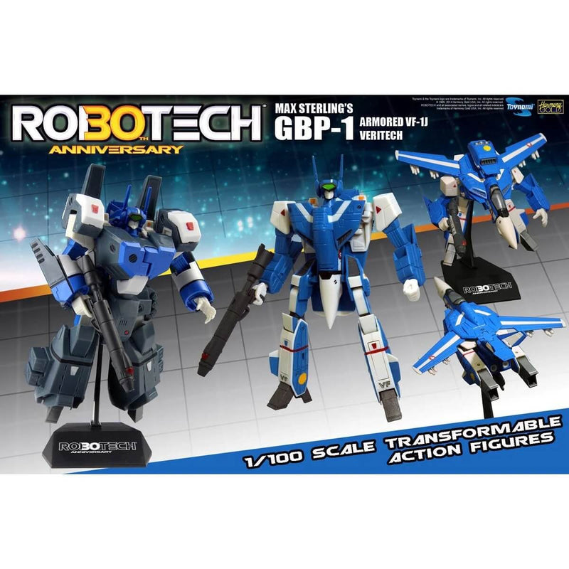 Robotech 30th Anniversary Max Sterlings GBP-1J Heavy Armor Veritech Transformable 6-Inch Action Figure Box