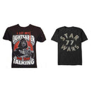 2 Star Wars T-Shirts, Darth Vader, 1977 Logo (Men's Small)