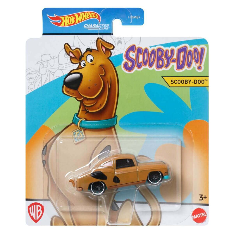 Hot Wheels 2022 Character Cars Mix 4 1:64 Scale Vehicles, Scooby-Doo