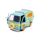 Jada Toys Scooby-Doo Mystery Machine with Scooby and Shaggy Figures 1:24 Die-Cast Metal Vehicle with doors open