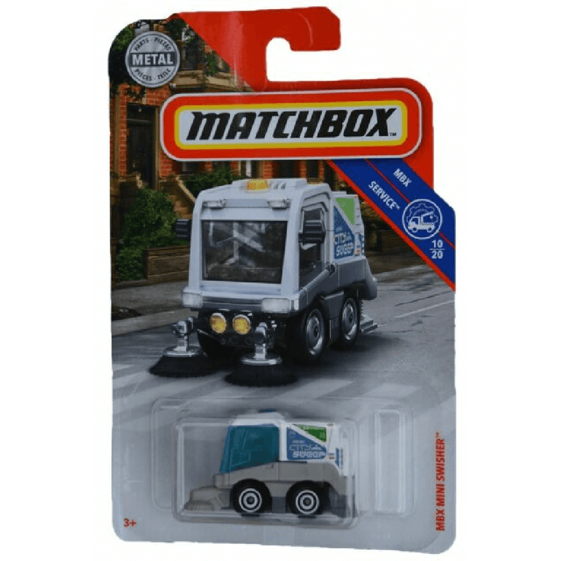 Mattel Matchbox Collection Cars MBX Mini Swisher Service Vehicle 10/20