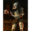 NECA Predator 2 Ultimate Shaman 7” Scale Action Figure without cloak or mask holding dagger and human skull