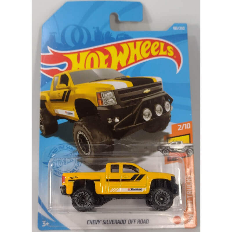  Hot Wheels 2021 HW Hot Trucks Series Cars Chevy Silverado Off Road Yellow 2/10 185/250