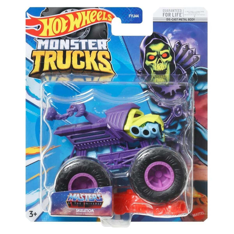 Hot Wheels 2023 1:64 Scale Die-Cast Monster Trucks (Mix 3), Skeletor