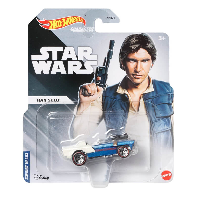 Star Wars Die-Cast Hot Wheels Character Cars Han Solo
