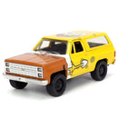 Jada Toys Hollywood Rides 1980 Chevy Blazer K5 1:32 Die-Cast Metal Vehicle with SpongeBob SquarePants Nano Figure