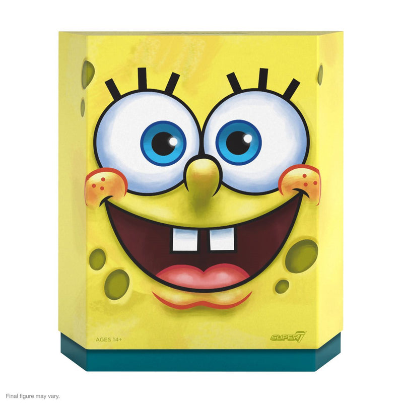 Super7 SpongeBob SquarePants Ultimates 7-Inch Action Figure, back packaging