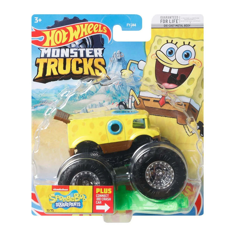 Hot Wheels 2022 1:64 Die-Cast Monster Trucks SpongeBob Squarepants