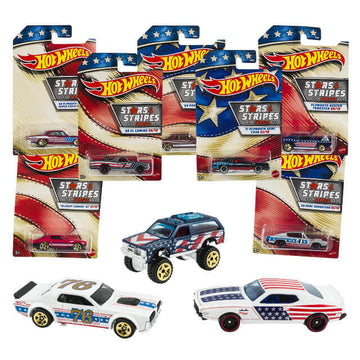 Hot Wheels '68 Mercury Cougar Stars & Stripes - Modellino Scala 1:64, Serie Limitata