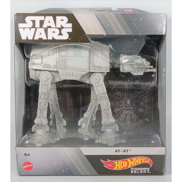 Hot Wheels Star Wars Starships Select – Tie Interceptor 1/50, Métal, Pièces Mobiles, Support Inclus, Collection
