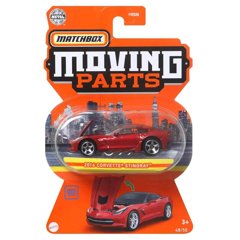 Matchbox 2022 Moving Parts Series Vehicles Wave 2 2016 Corvette Stingray
