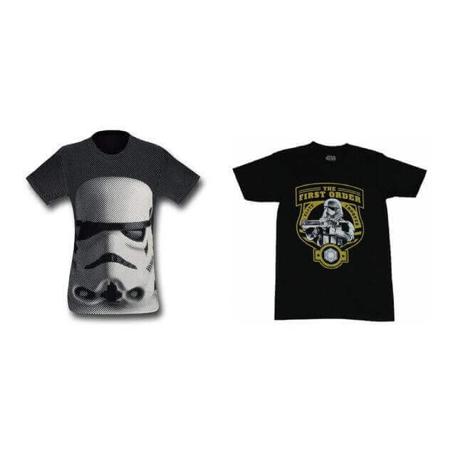 Star Wars Finn and Stormtrooper Men's Size Small Tee